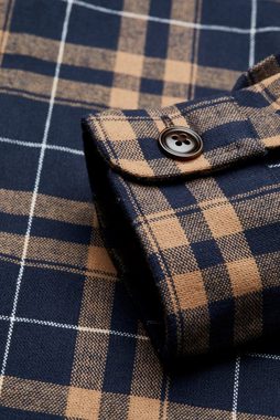 bugatti Langarmhemd Overshirt mit aufgesetzten Taschen