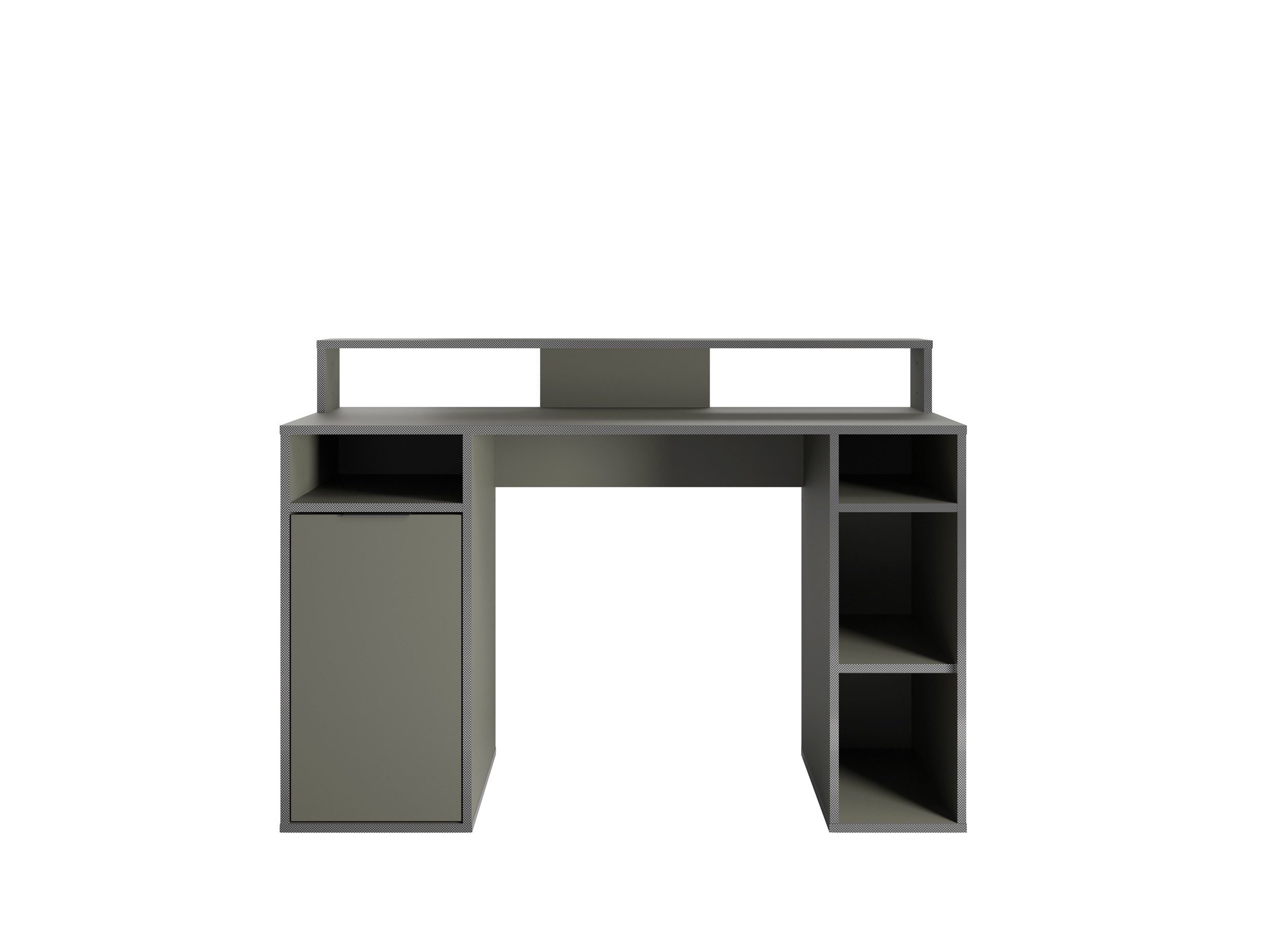 Masseno Schreibtisch OBSIDIAN 125 x 88,7 cm mit 1 Türen Graphitfarben