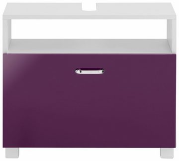 Schildmeyer Waschbeckenunterschrank »Colli« Höhe 54,5 cm, Badezimmerschrank mit Metallgriffen und großer Schublade