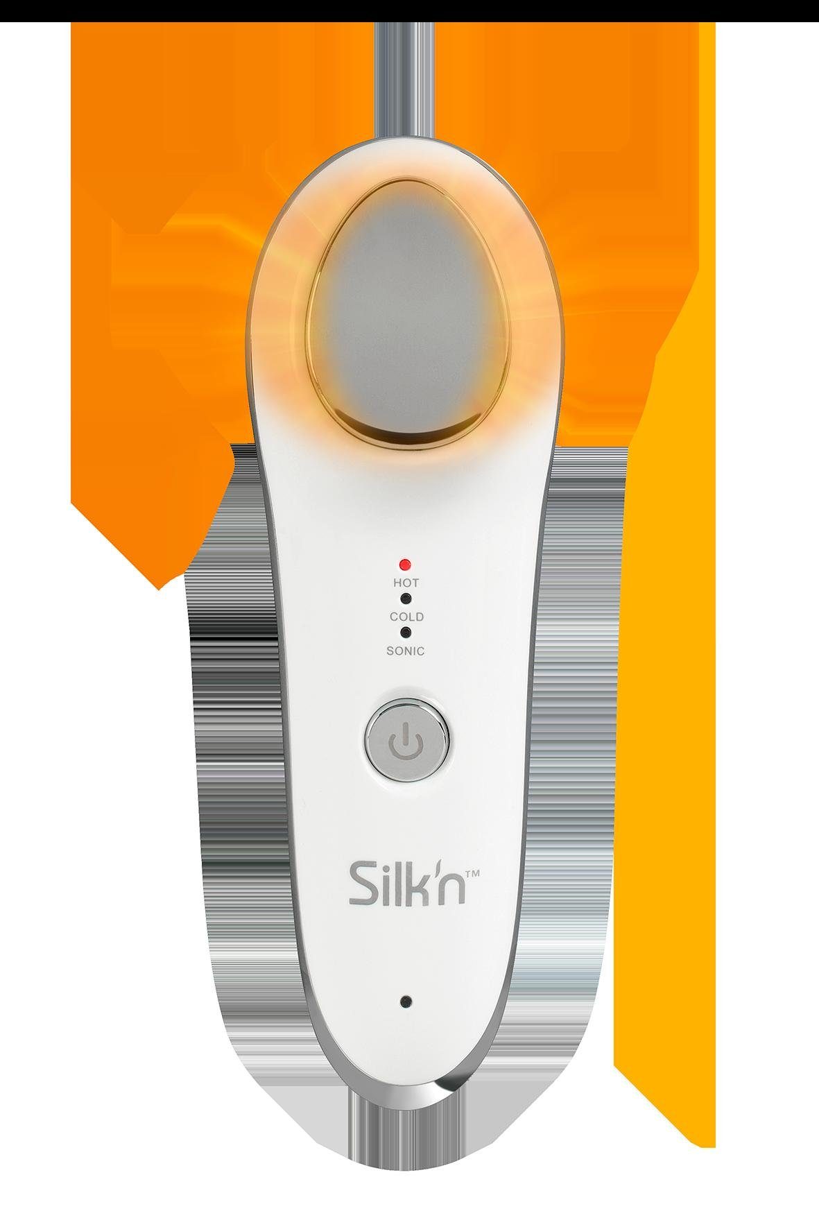 Damen Gesichtspflege Silk'n Anti-Aging-Gerät SkinVivid, Kälte + Wärme Massagetherapie