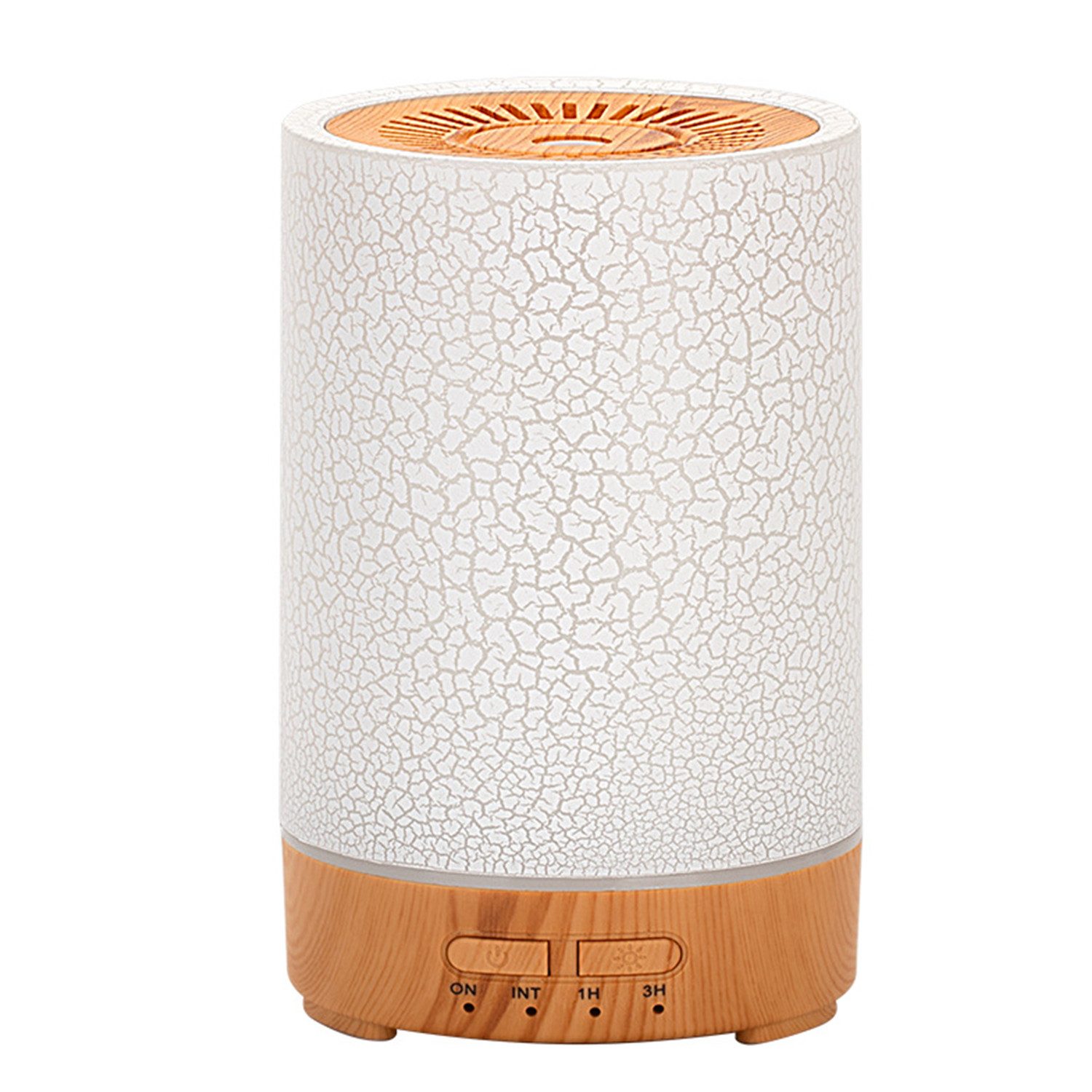 Luftbefeuchter Aroma Diffuser Nachtlicht Multifunktions Helles Holz
