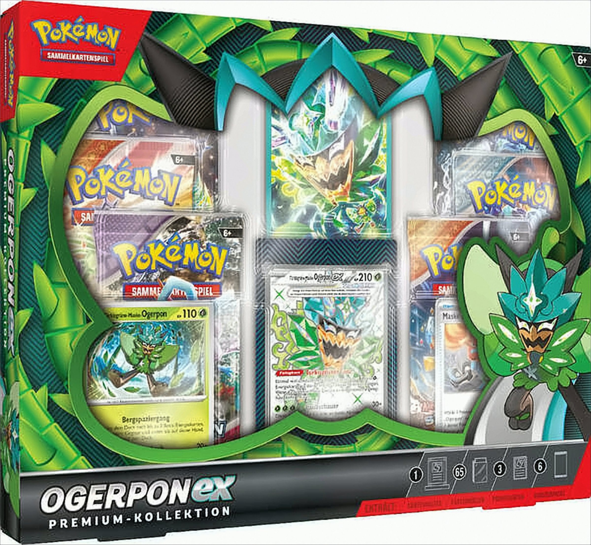 POKÉMON Sammelkarte Pokémon Premium-Kollektion Ogerpon-ex