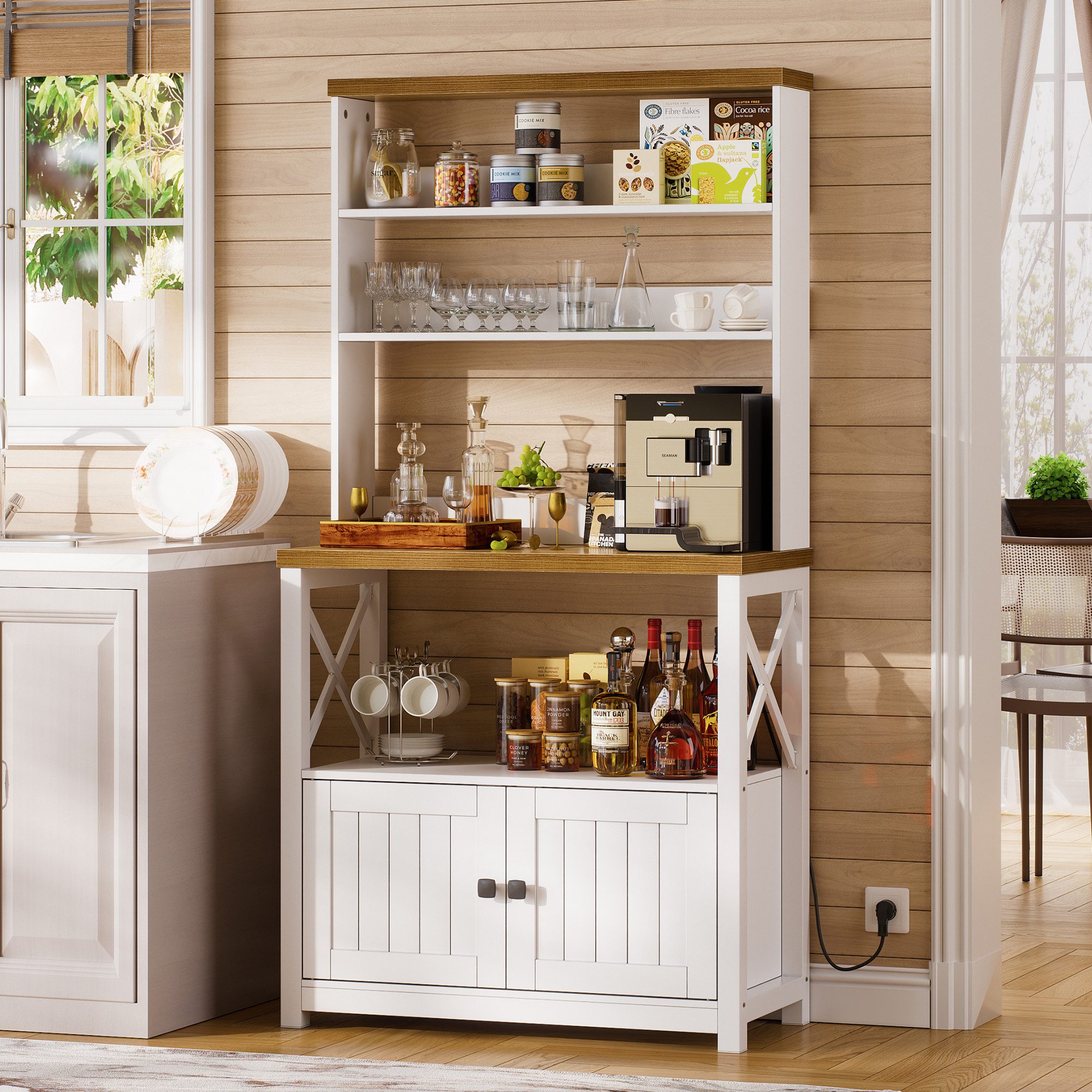 TWSOUL Küchenbuffet Küchenschrank Buffetschrank Hochschrank Großer günstig online kaufen