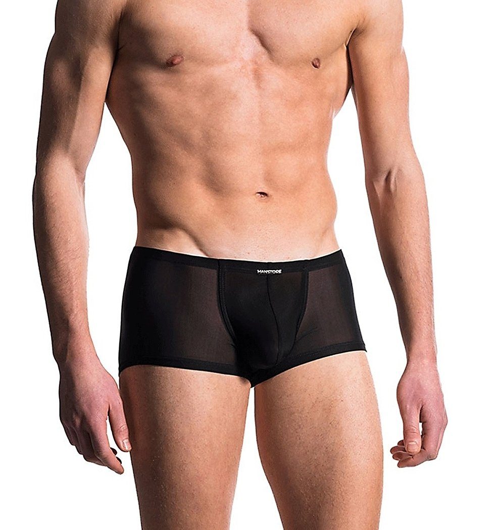 schwarz Boxershorts MANSTORE Underwear Manstore Pushup Pants M101 (1-St)