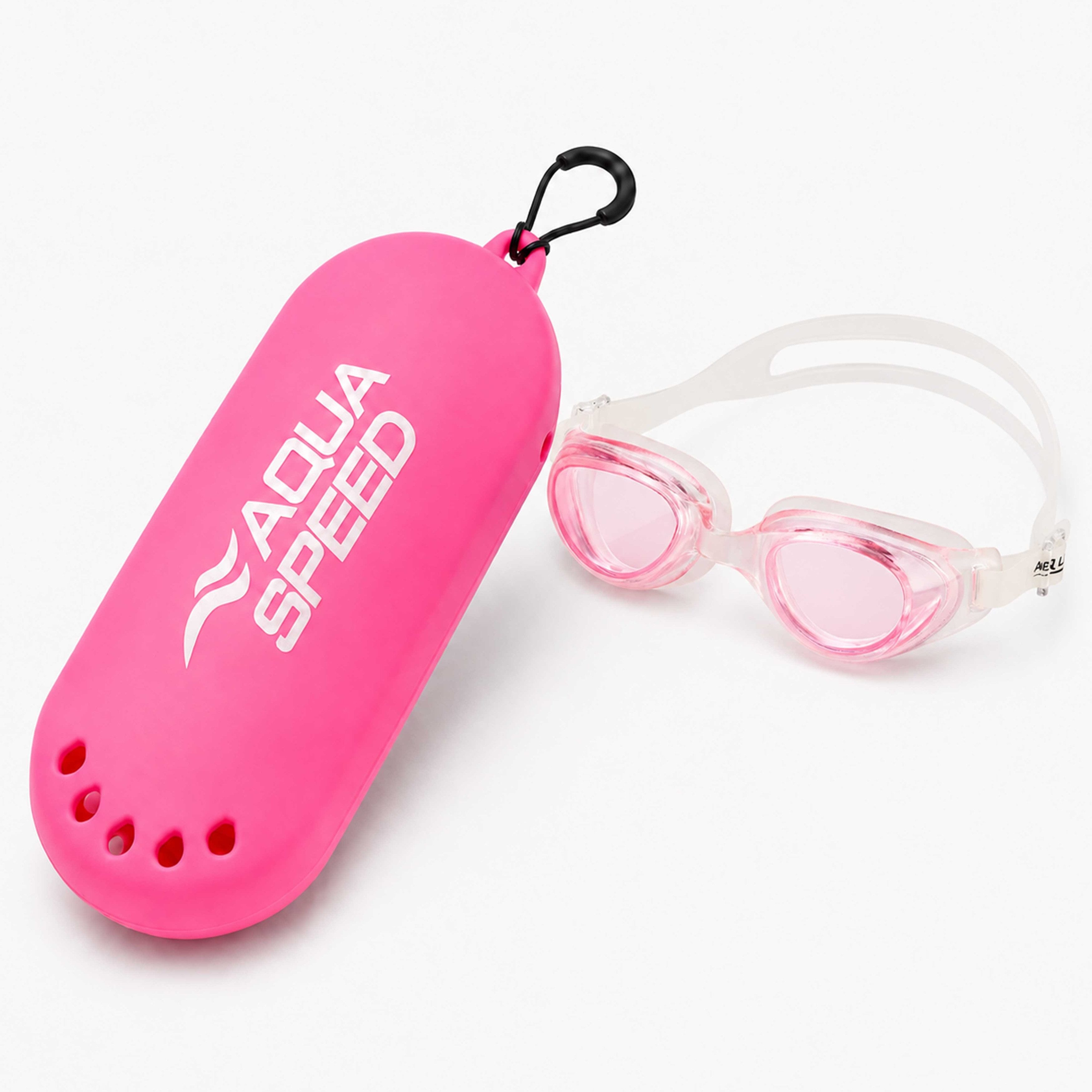 Aqua Speed Schwimmbrille Silikon Case für Schwimmbrillen – Stoßfester Schutz, Rosa, (Ideal für Schwimmen, Wettkampf & Sauna – schützt vor Kratzern), Wasserdicht & stoßfest – Ideal für Schwimmen, Training & Reise