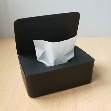 Fivejoy Feuchttücherbox Wet Tissue Box mit Deckel Schublade Box Maske Box Organizer (1 St)