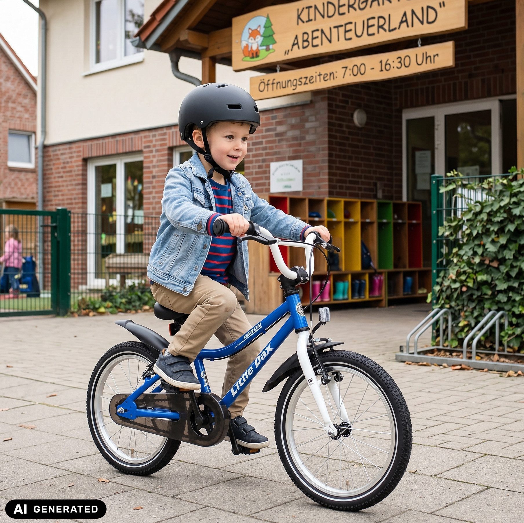 Bachtenkirch Kinderfahrrad Little Dax Fahrrad ab 3 Jahre leicht Jungen Mädchen 14 16 18 Zoll, Wählbar. Silber, Blau, Rot, 14 Zoll, 16 Zoll, 18 Zoll