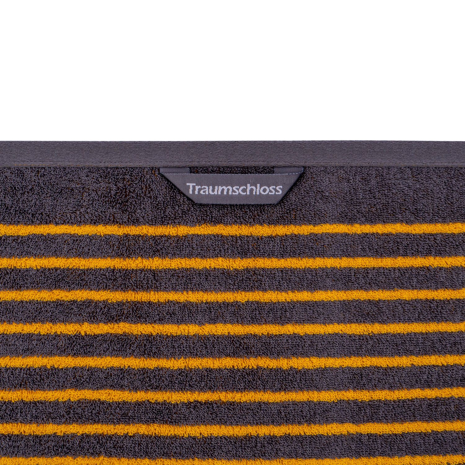 Traumschloss Handtuch Stripes, hautsympathisch absolut gelb 100% (1-St), Baumwolle, Frottier