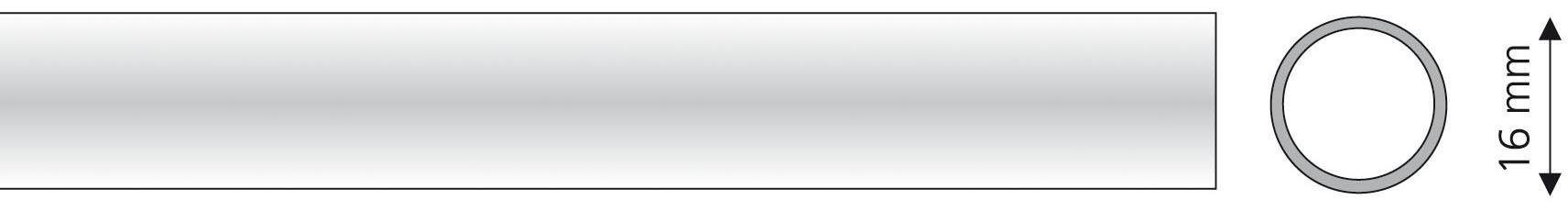 Liedeco Gardinenstange Fixmaß, Ø 16 mm, günstig online kaufen
