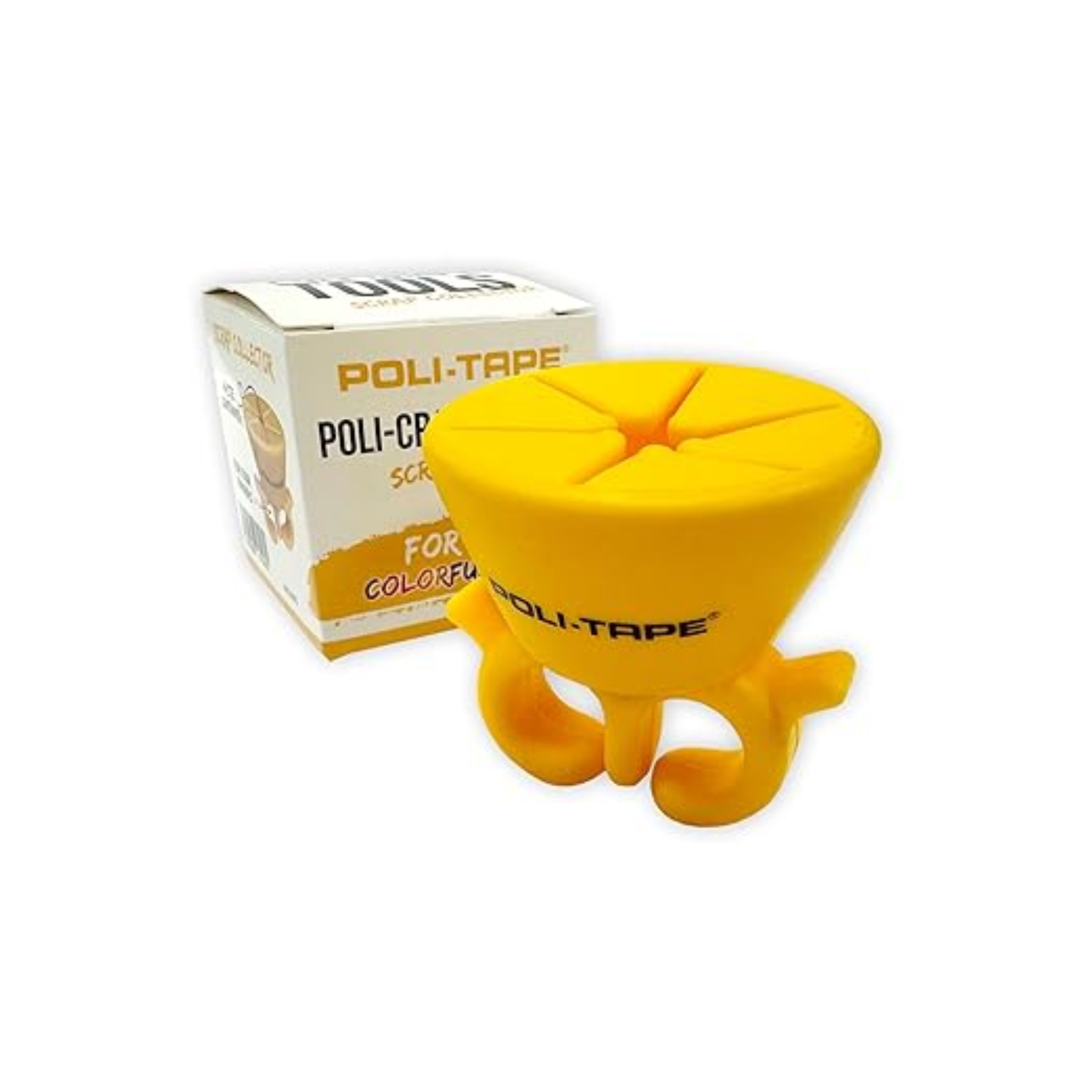 POLI-TAPE POLI-CRAFT TOOLS SCRAP COLLECTOR, kleiner Finger-Abfalleimer zur Entgitterunterstützung