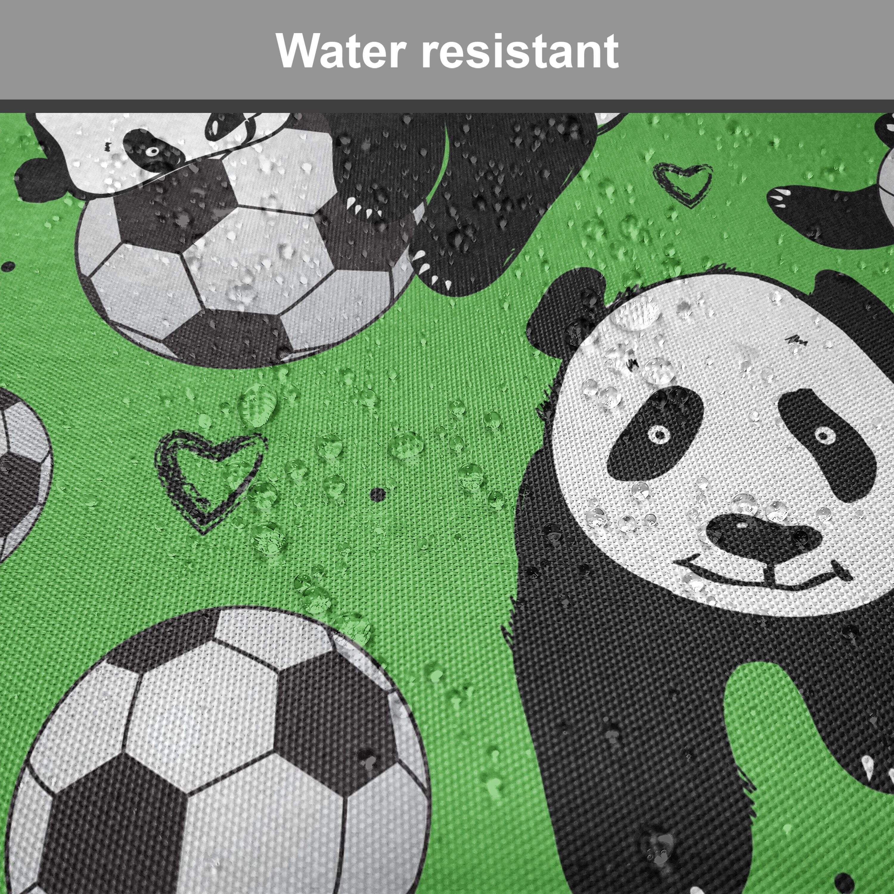 Abakuhaus Stuhlkissen für Riemen Lustiger wasserfestes Dekoratives Panda-Herz-Stern Fußball Kissen mit Küchensitze