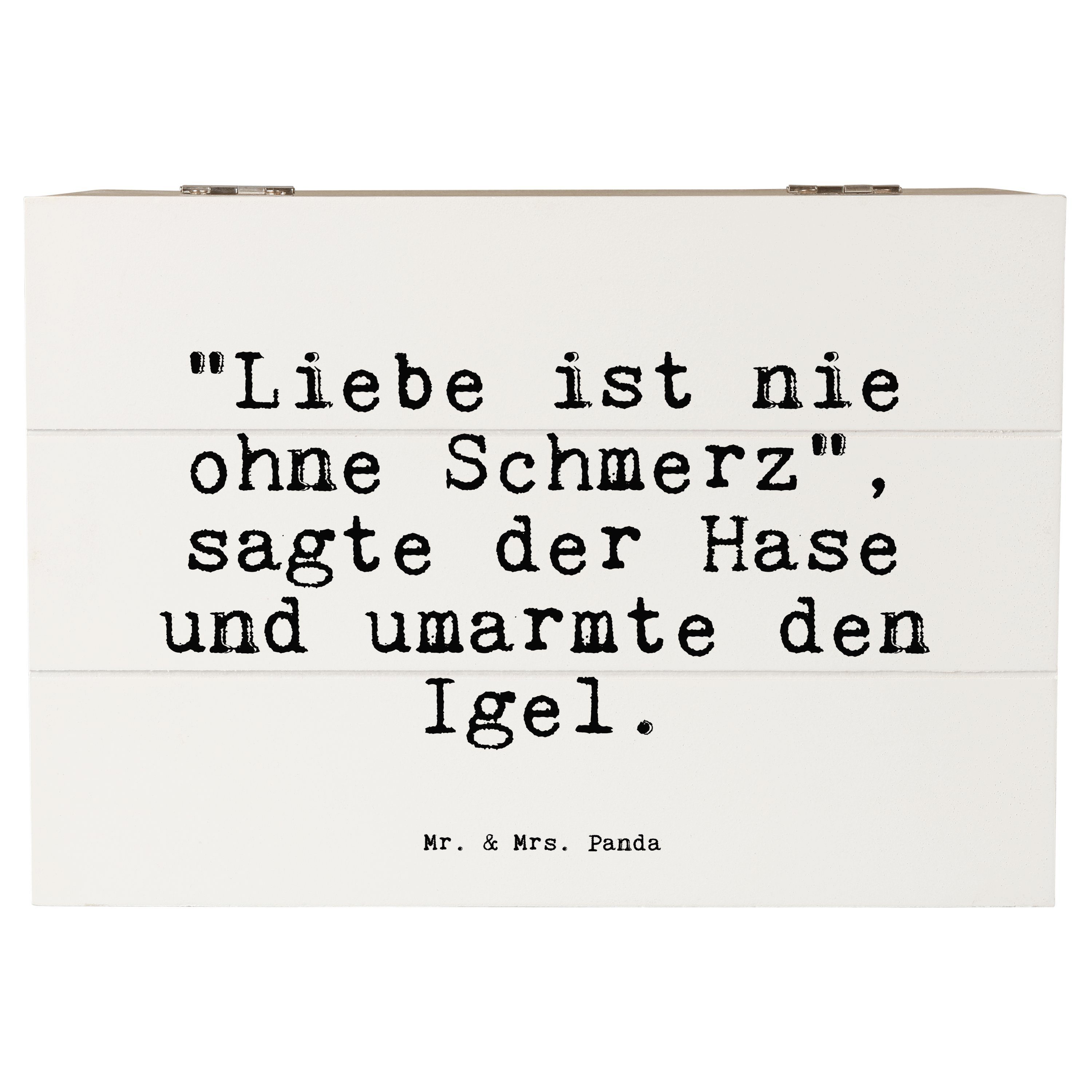 Mr. & Mrs. Panda Dekokiste "Liebe ist nie ohne... Weiß Geschenk