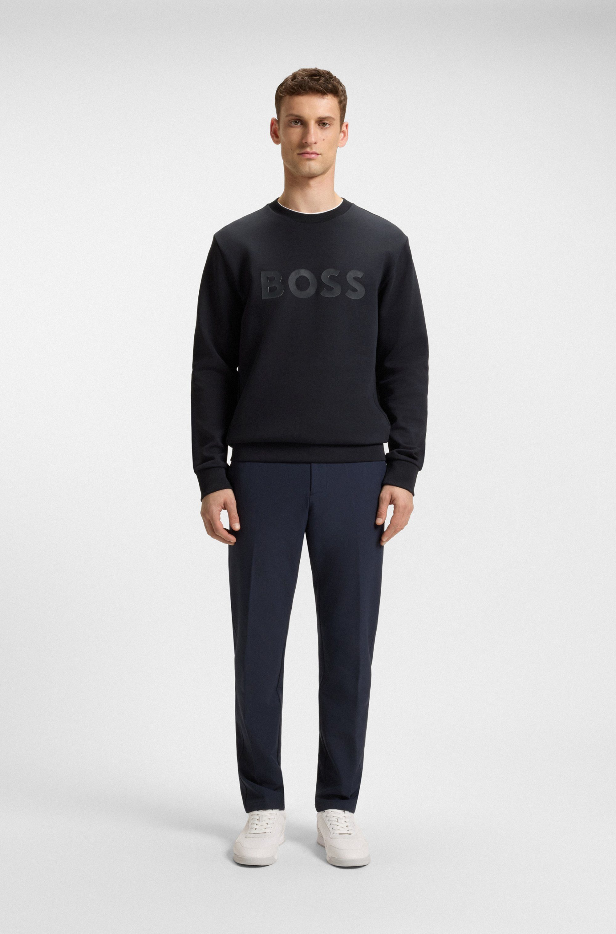 BOSS GREEN Sweatshirt Salbo mit Logodruck