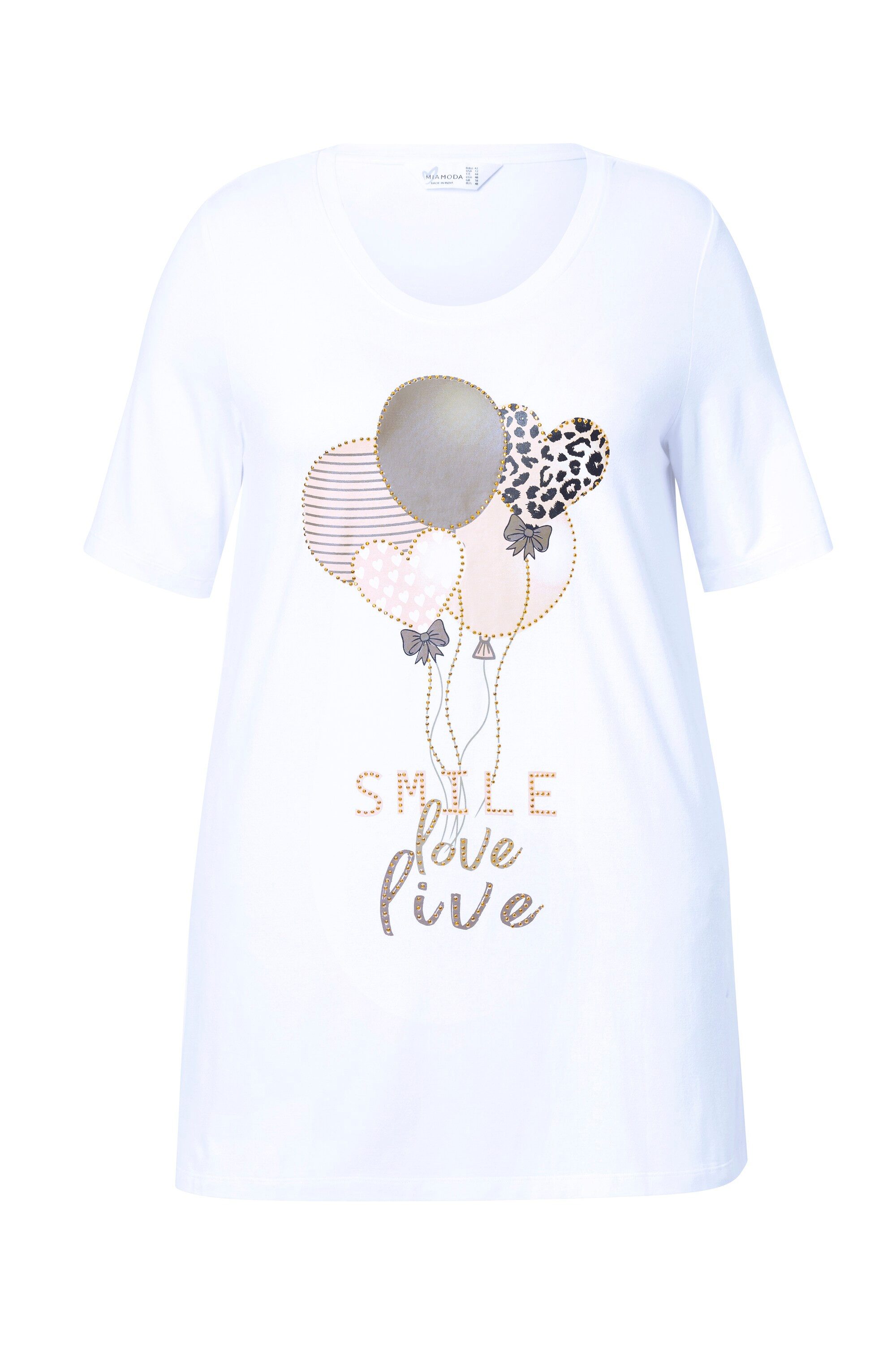 MIAMODA Longshirt T-Shirt A-Linie Luftballon-Motiv günstig online kaufen