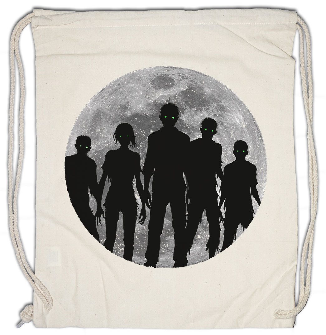 Turnbeutel Zombie Moon Turnbeutel The Mond Zombies Walking Horror Dead Living