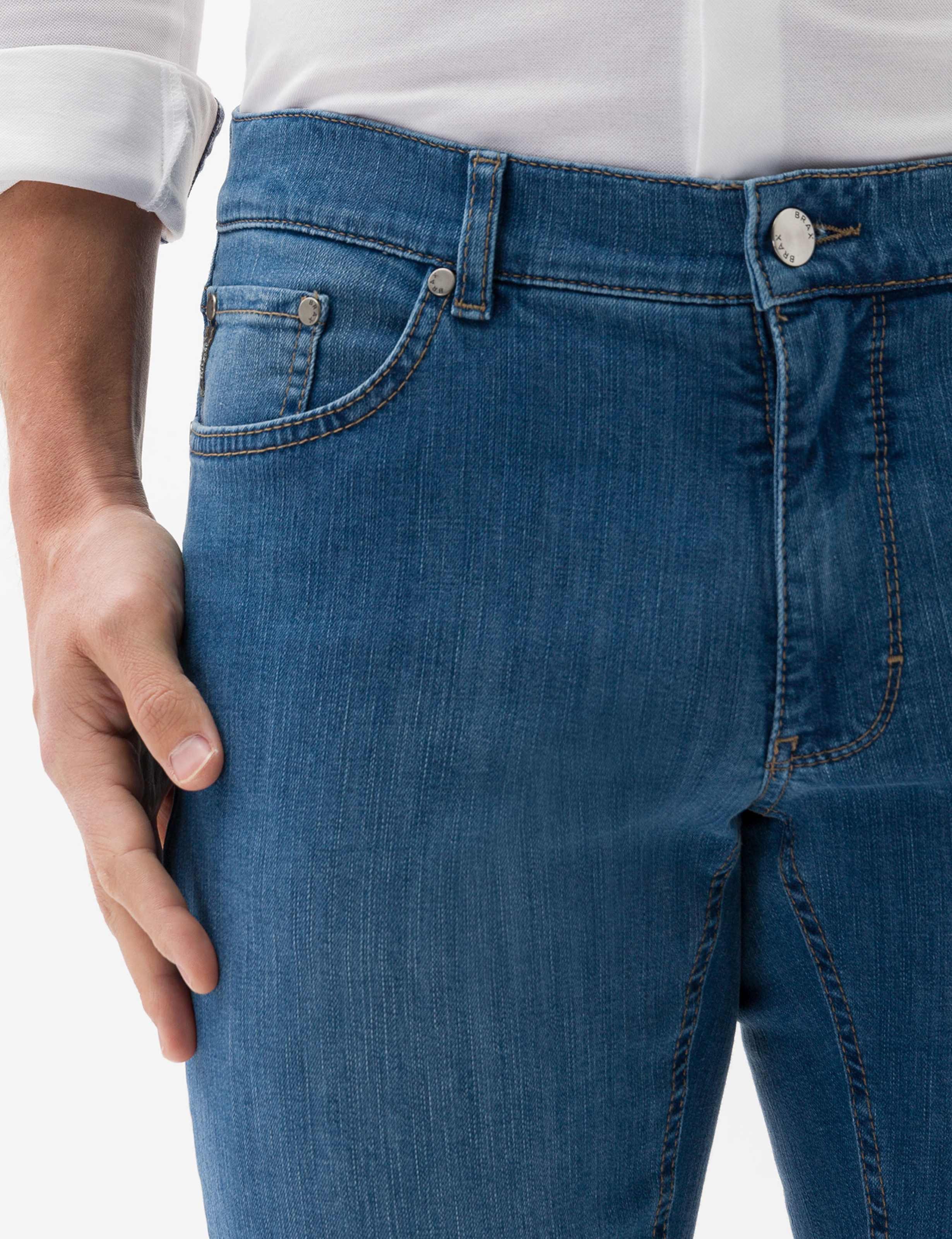 Brax 5-Pocket-Jeans Style COOPER DENIM Masterpiece: Five-Pocket-Jeans in Regular Fit – Bild 4 von 5