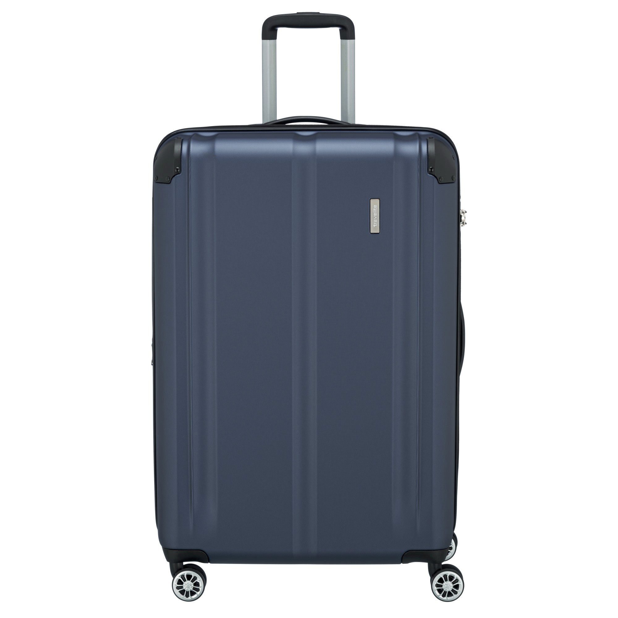 Koffer City - 4-Rollen-Trolley erw. L 77 cm (marine)