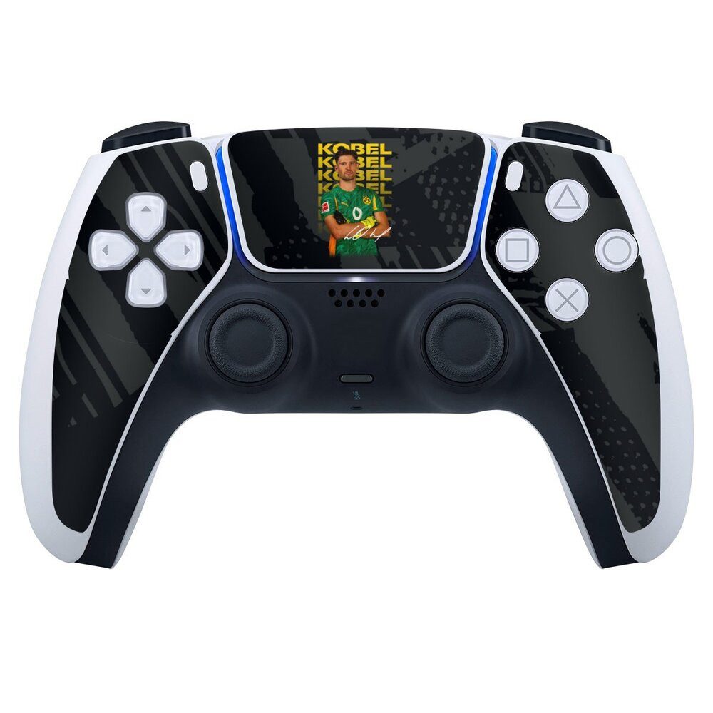 DeinDesign Konsolen-Cover Borussia Dortmund Gregor Kobel BVB Gregor Kobel 25/26, Sony Playstation 5 Controller Skin Aufkleber Sticker Folie