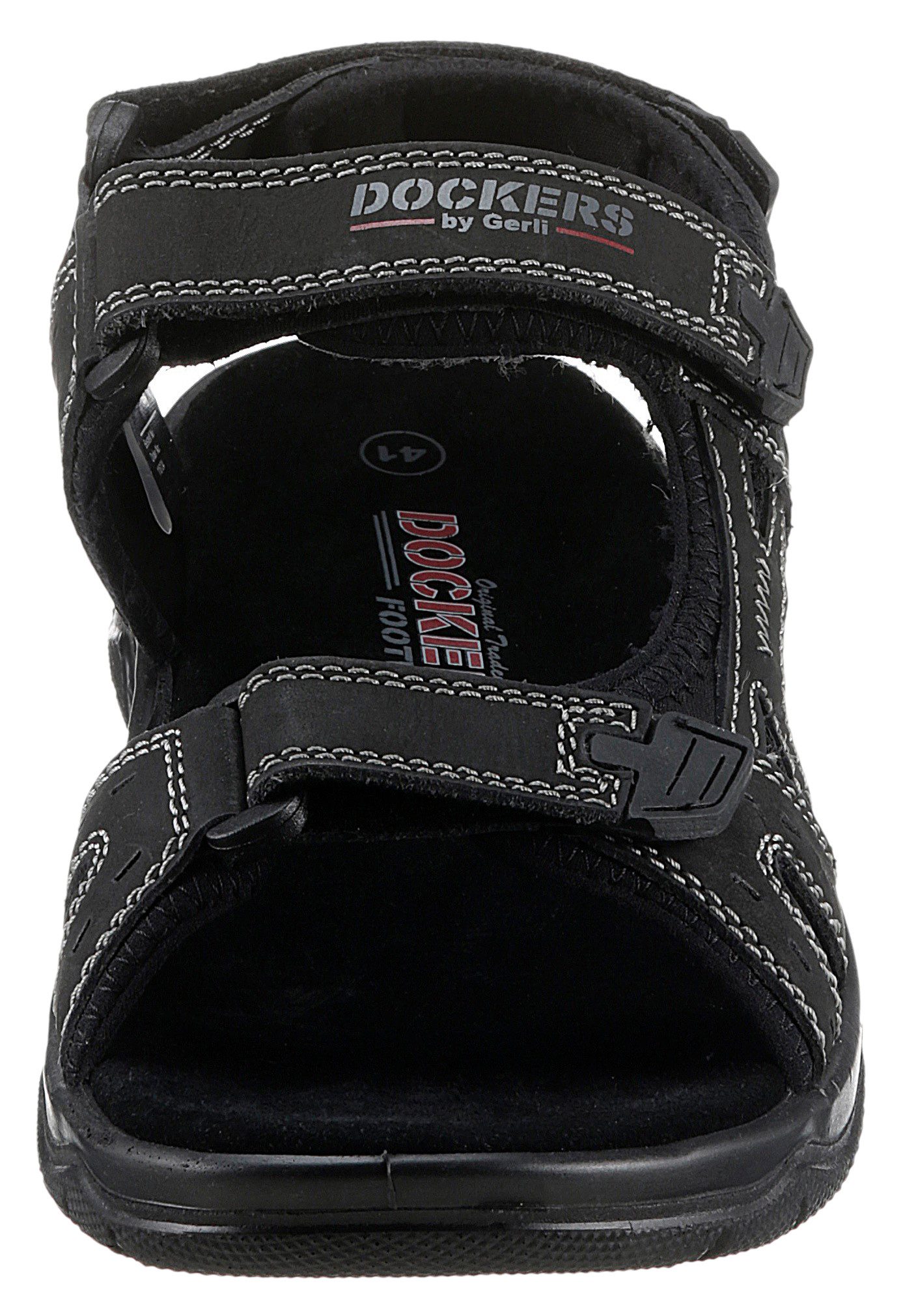 Dockers by Gerli Sandale Sommerschuh, Klettschuh, Outdoorschuh, in Trekking-Optik