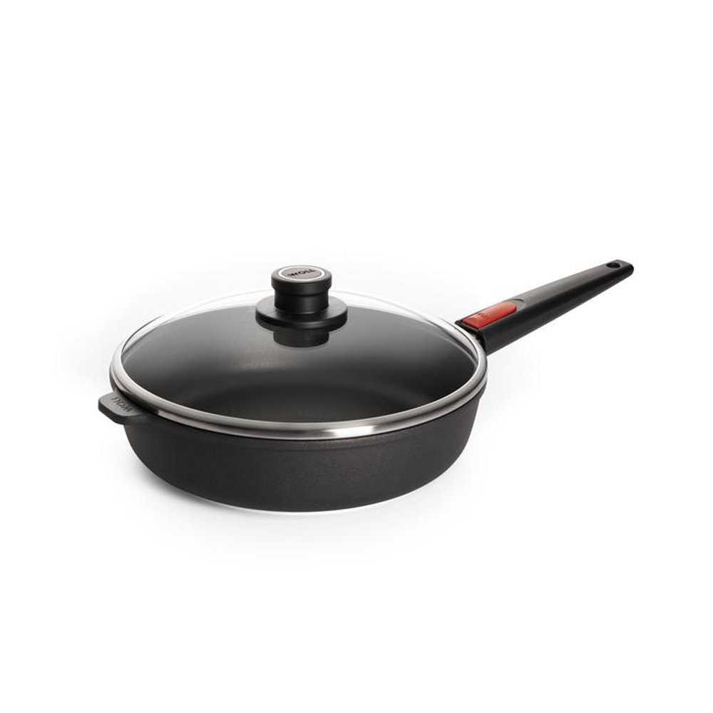 WOLL Bratpfanne Nowo Titanium Hochrandpfanne, 28cm, Aluminiumguss, Induktionsgeeignet