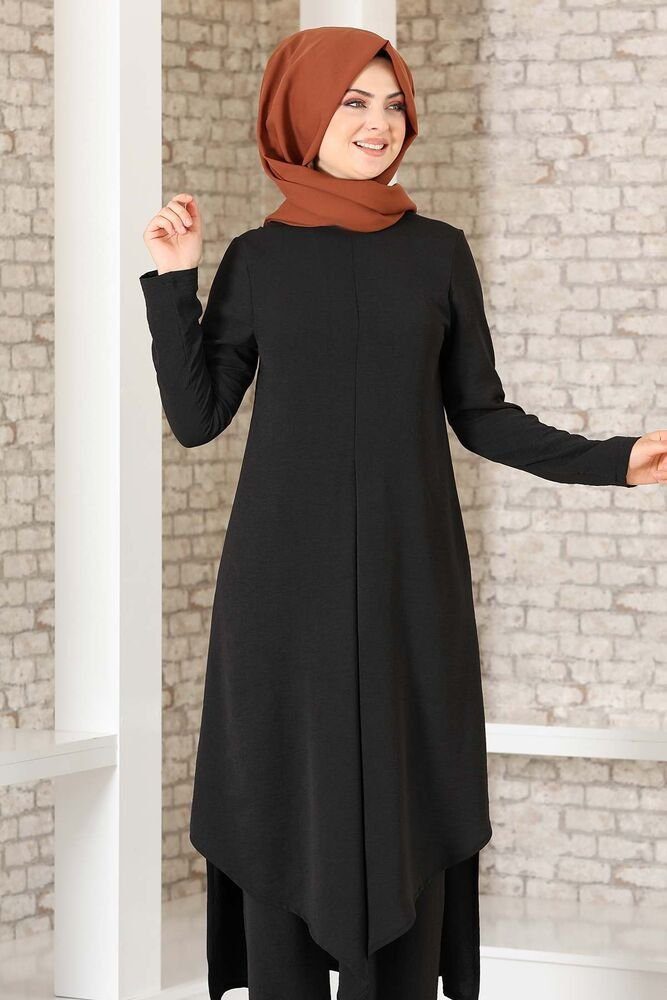 Modavitrini Longtunika Damen Zweiteiler Set mit günstig online kaufen