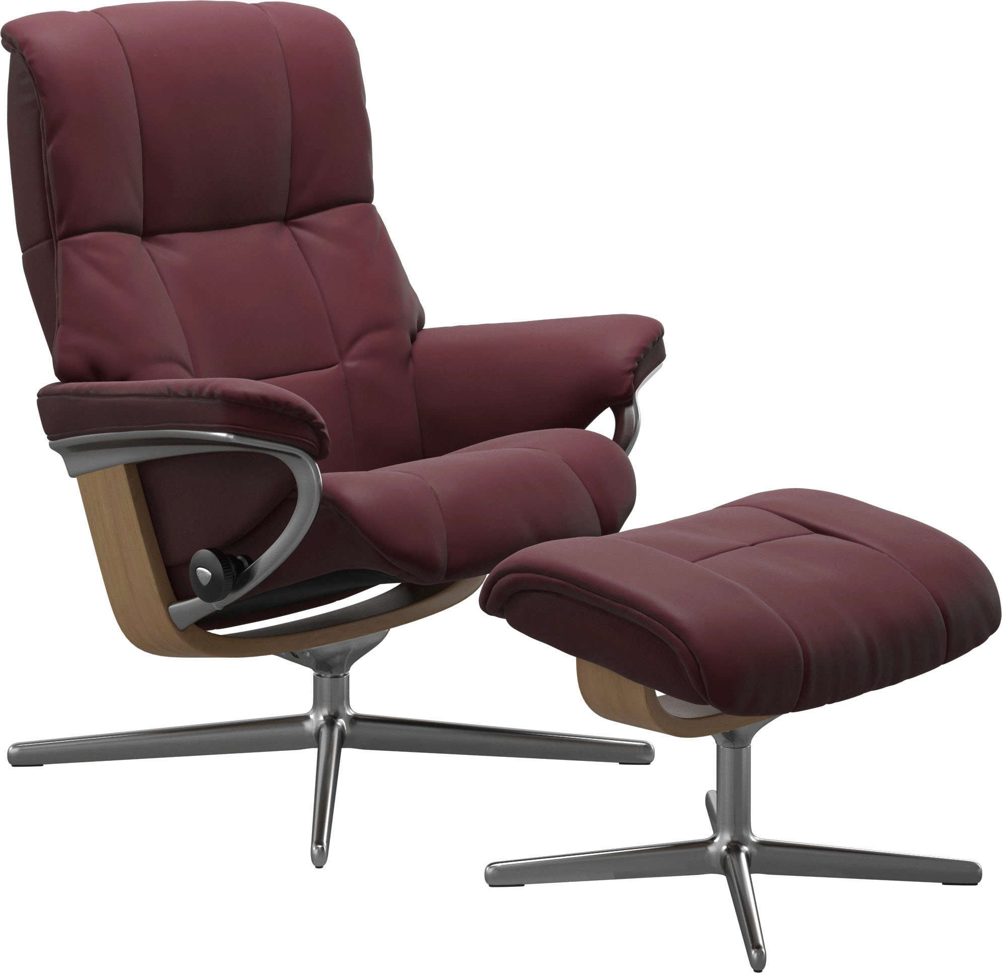Stressless® Relaxsessel Mayfair, mit Cross Base, Größe S, M & L, Holzakzent Eiche