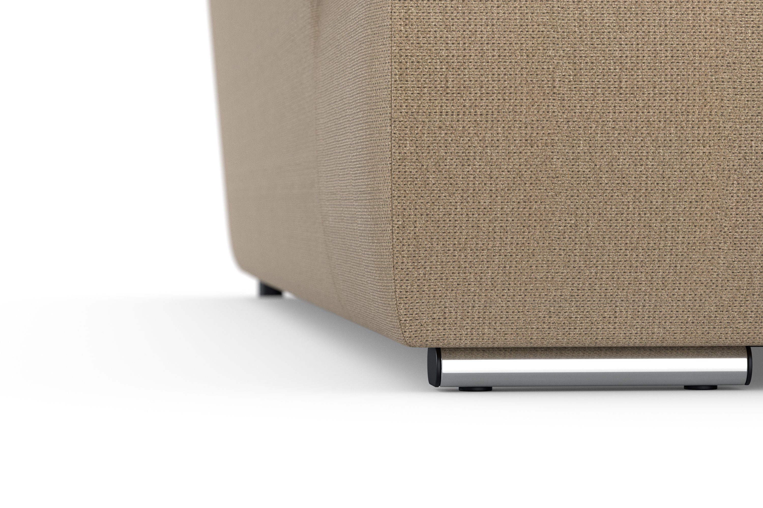 DOMO collection Ecksofa Moric, cappucino und Bettfunktion wahlweise mit Armlehnenverstellung