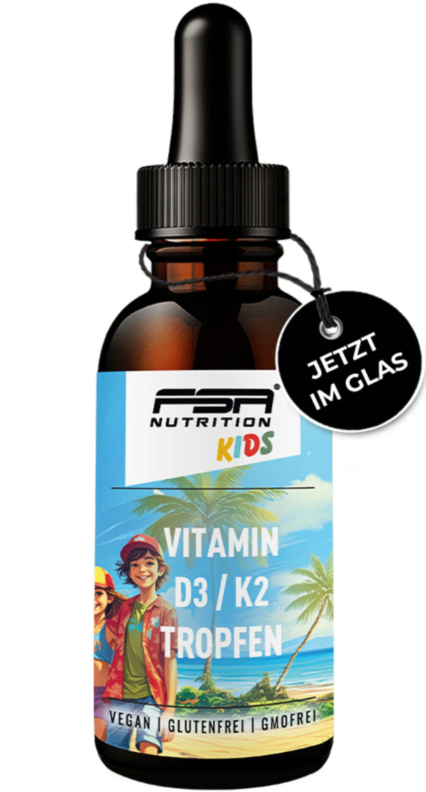FSA NUTRITION Vitamin D3 K2-MK7 Tropfen für Kinder Tropfen, 30 ml