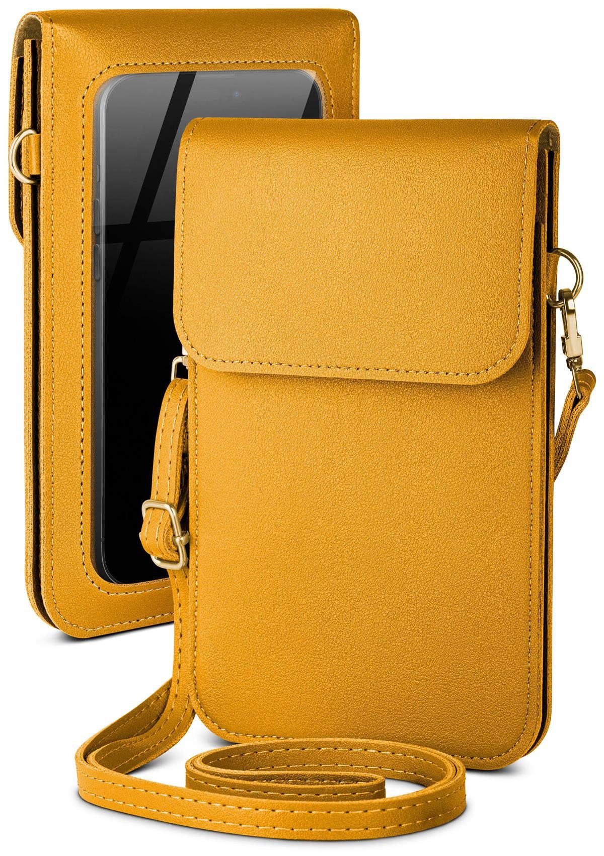 moex Handyhülle moex® CitySling für Huawei P30 Pro, Handytasche zum Umhängen kleine Handtasche mit Handyfach Touch-Fenster