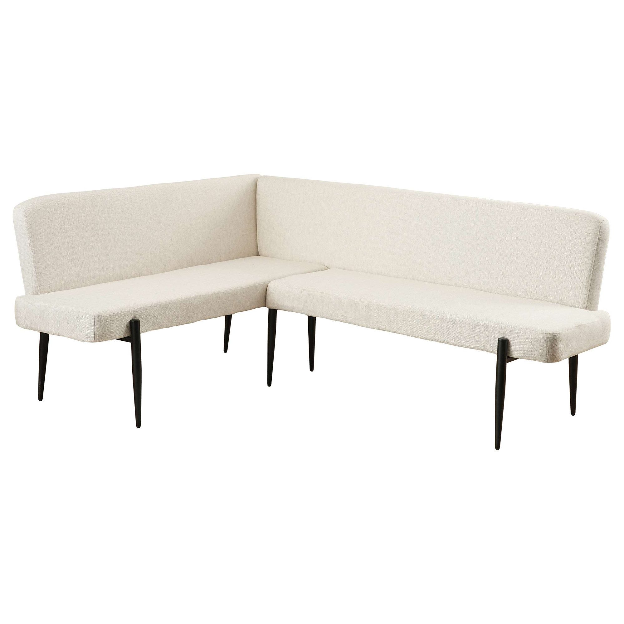 OTTO home Eckbank Frida, Federkern, pflegeleichtem Velours oder Webstoff Bezug, Breite 210 cm