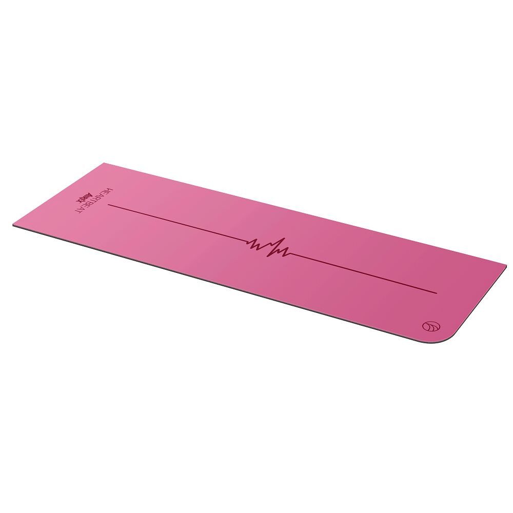 Airex Pilatesmatte Yoga-Matte Heartbeat, Weich, warm und bodenkälteisolierend