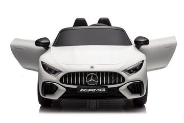 ES-Toys Elektro-Kinderauto Kinderauto Mercedes SL63 AMG, Belastbarkeit 40 kg, EVA-Reifen Stoßdämpfer lizenziert