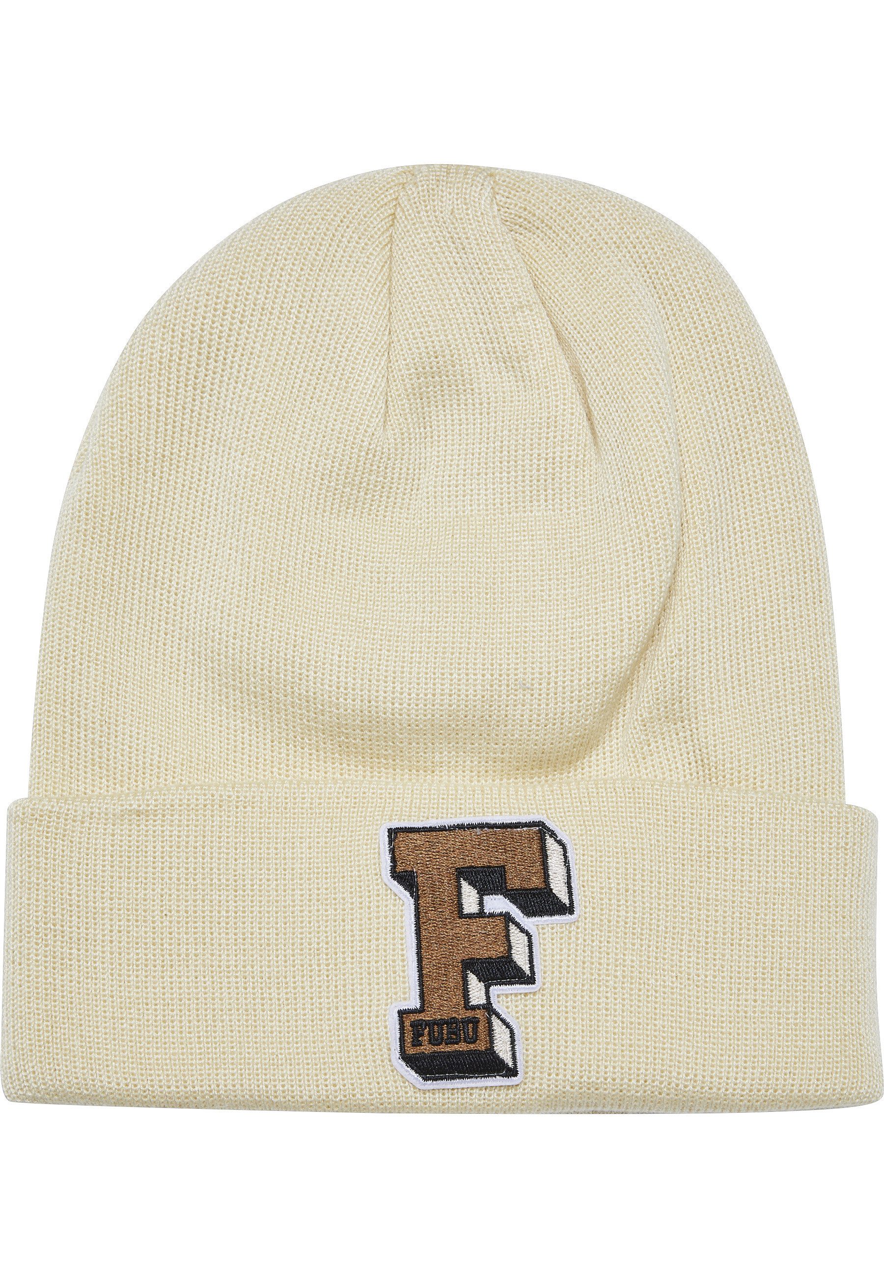 Fubu Beanie Fubu Accessoires FA224-001-2 COLLEGE BEANIE CREME/BROWN (1-St)