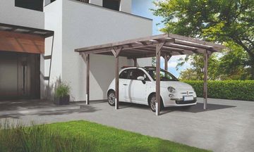 Alpholz Einzelcarport Sizilien, BxT: 300x502 cm, Fichte Grün