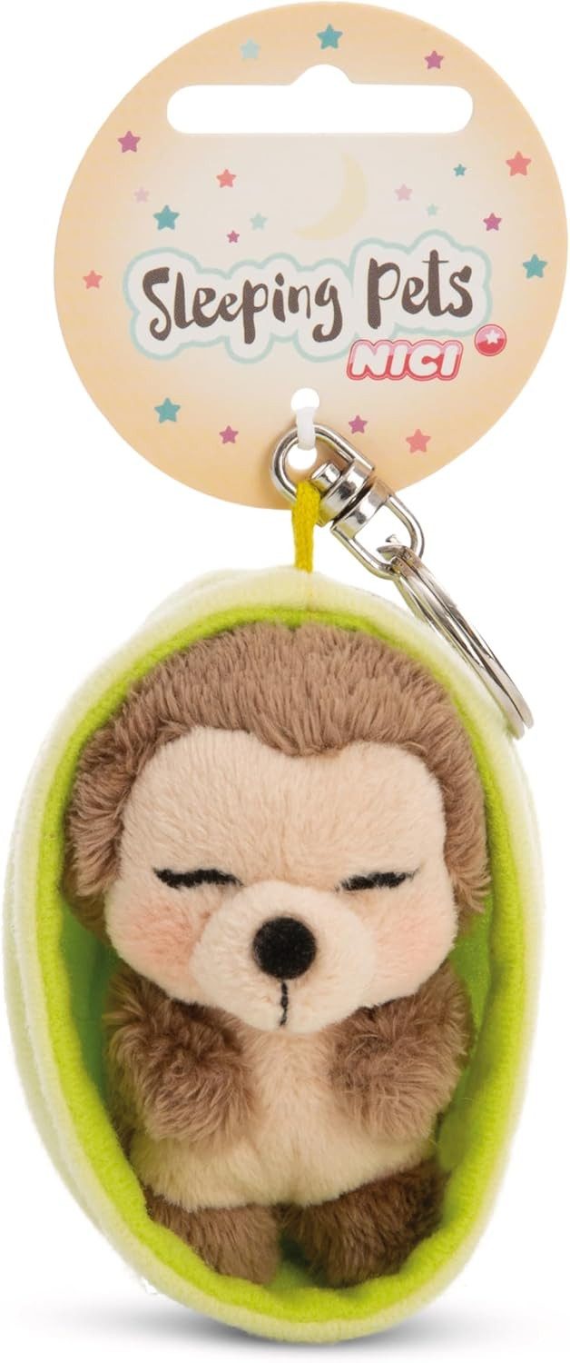 Nici Schlüsselanhänger NICI Sleeping Pets Schlüsselanhänger 8 cm – 1 von 12 zufällig