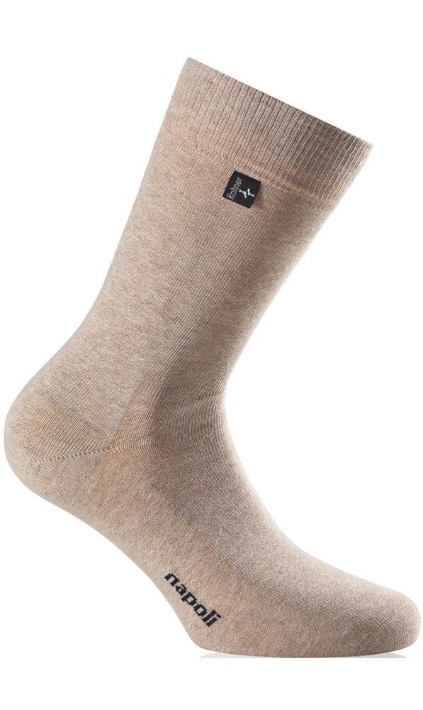 Rohner Socks Businesssocken Crew Napoli beige Herren 1er