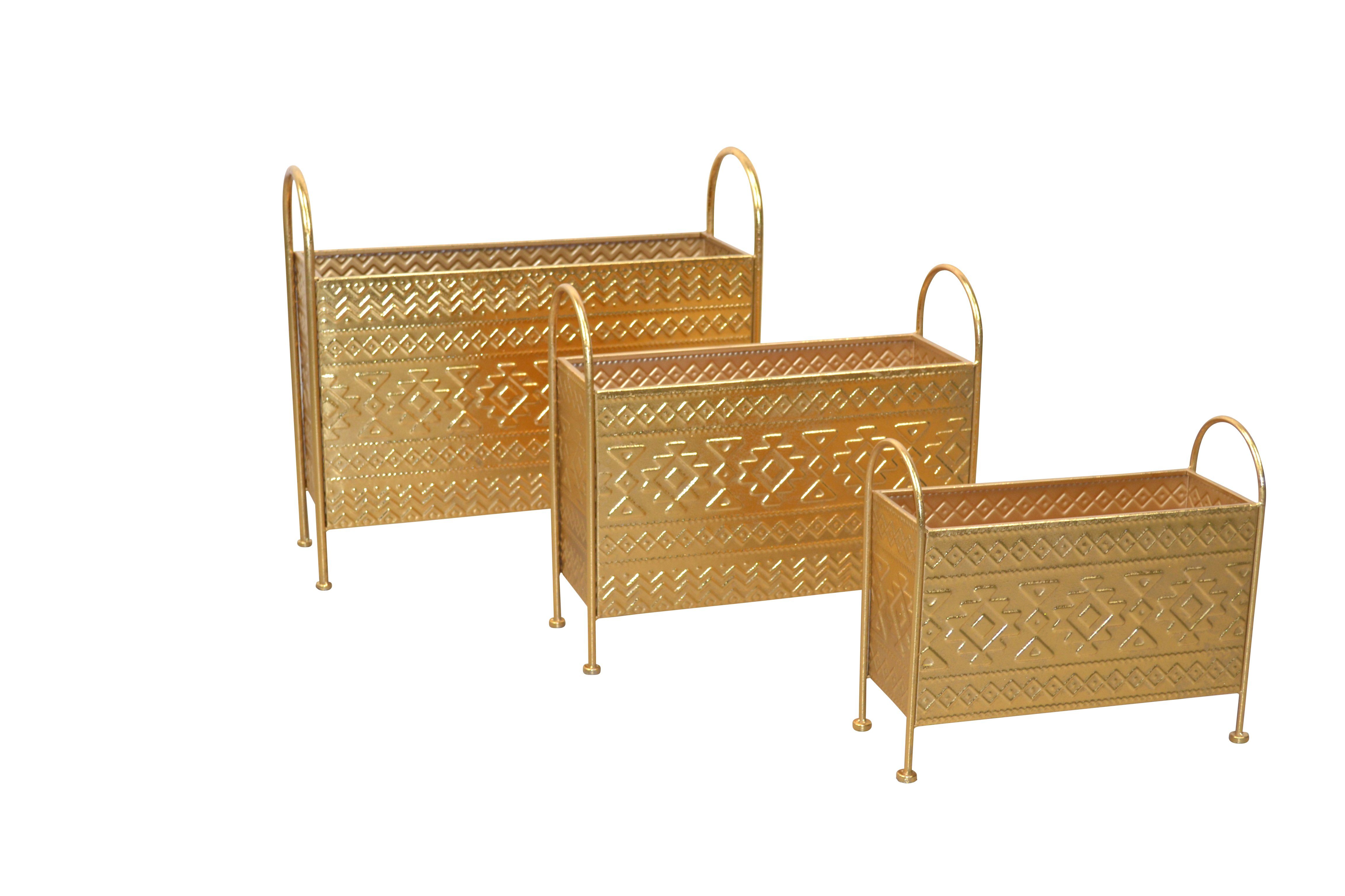 moebel-direkt-online Pflanzkübel 3tlg. Pflanzgefäße-Set (Spar-Set, 3tlg)