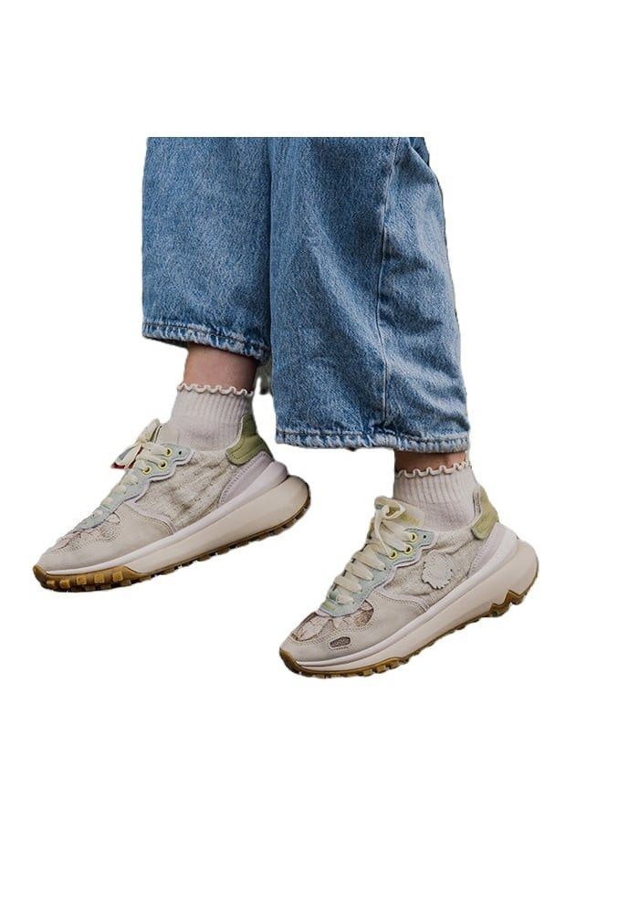 Satorisan Chacrona Metta Lino Whitewisp - beige/grün/hellbraun Damen Sneaker