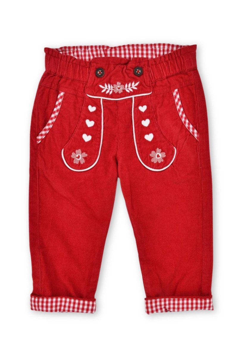 Trachtenkleid Trachtenhose Baby/Kleinkind - HERZERL - rot