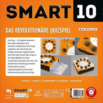 Piatnik Spiel, Wissenspiel Piatnik - Smart 10 - Das Revolutionäre Quizspiel + Zusatzfragen, Wissensspiel