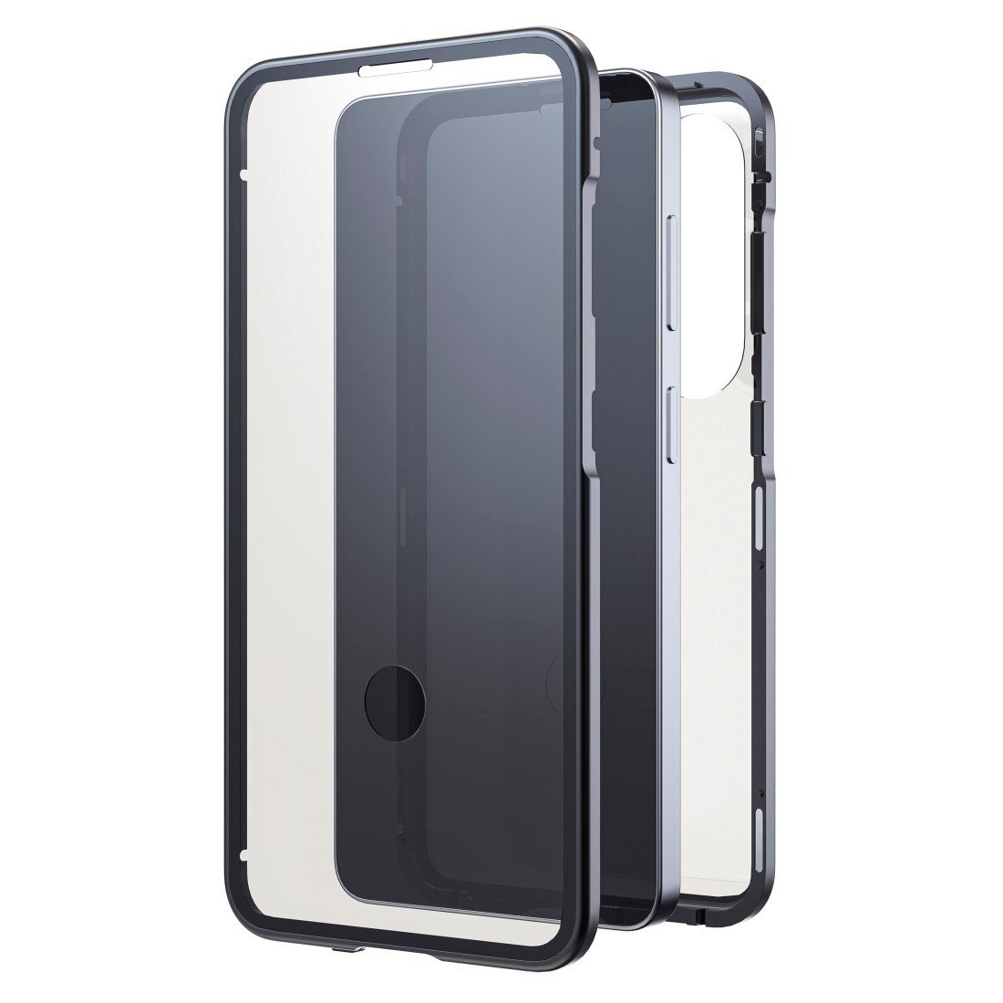Black Rock Smartphone-Hülle Samsung Galaxy S26 360 Grad Schutzcover Glass Metall, 360 Grad Schutz, Magnetverschluss, ultradünn, Wireless Charging
