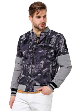 Cipo & Baxx Collegejacke in coolem Military-Style