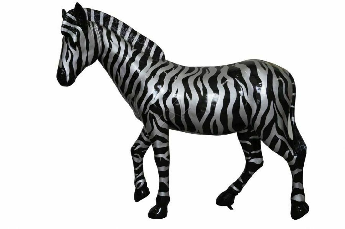 JVmoebel Dekoobjekt Zebra Figur Statue Skulptur Figuren Dekoration Deko