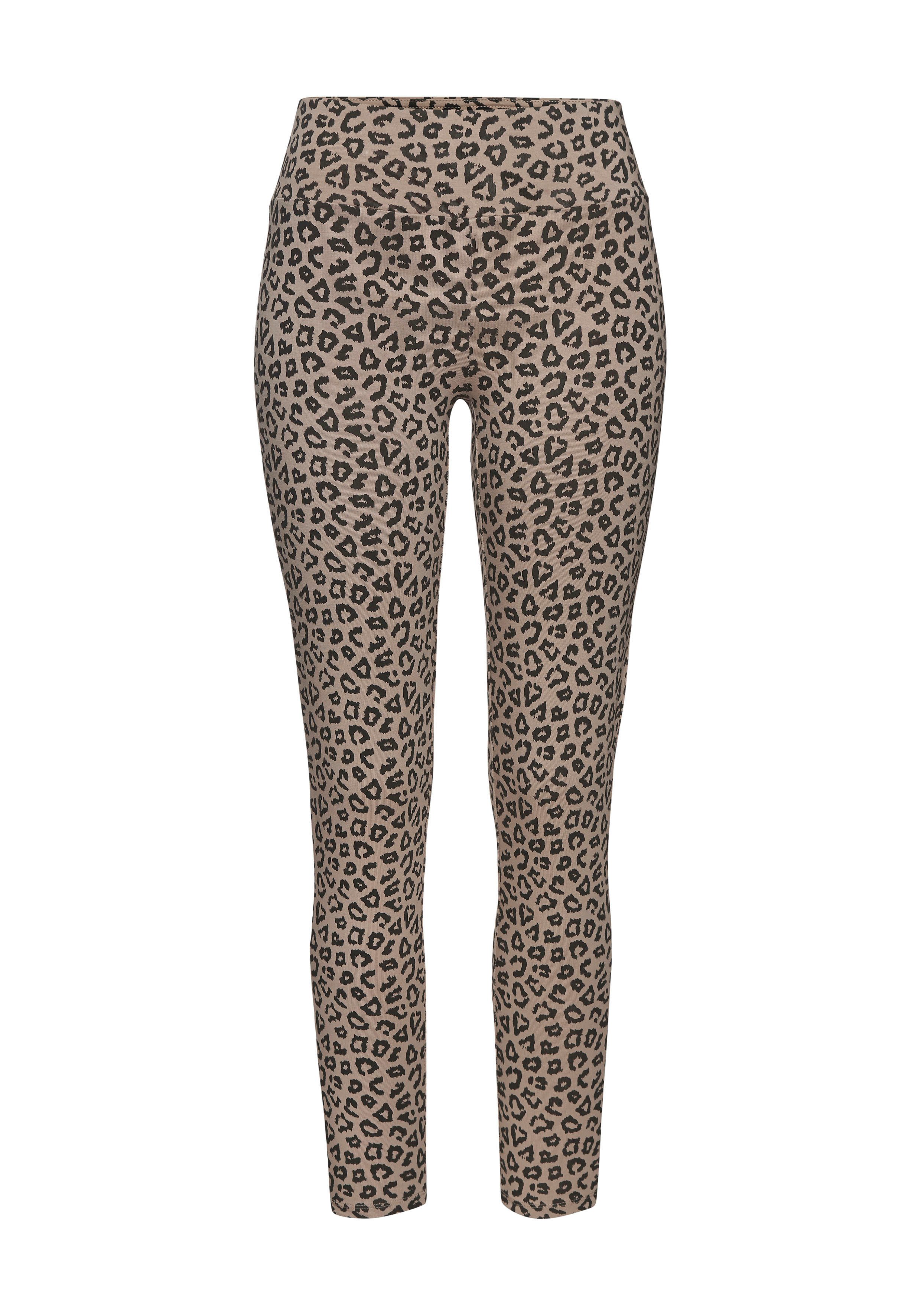 LASCANA Leggings Sweatleggings mit breitem Bündchen günstig online kaufen