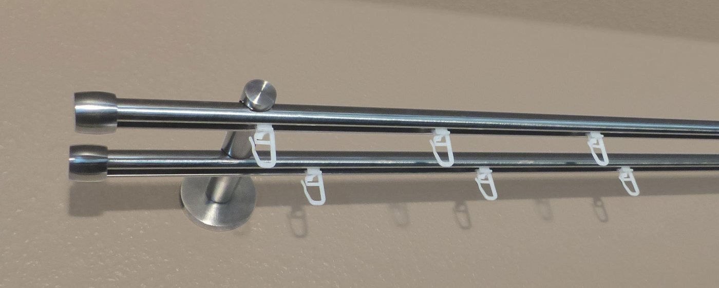 Gardinenstange »Verbier«, indeko, Ø 16 mm, 2-läufig, Wunschmaßlänge-HomeTrends