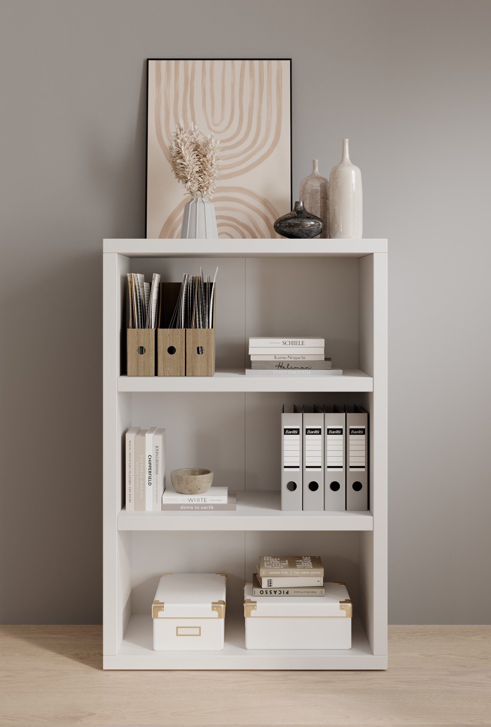 Bega Consult Regal in Weiß. Abmessungen (BxHxT) 80x123x38 cm günstig online kaufen