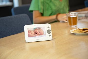 Alecto Video-Babyphone DVM-140, 1-tlg., Babyphone mit Kamera und 4.3"-Farbdisplay, Videoüberwachung, HD-Display, Temperaturanzeige, Rücksprechfunktion