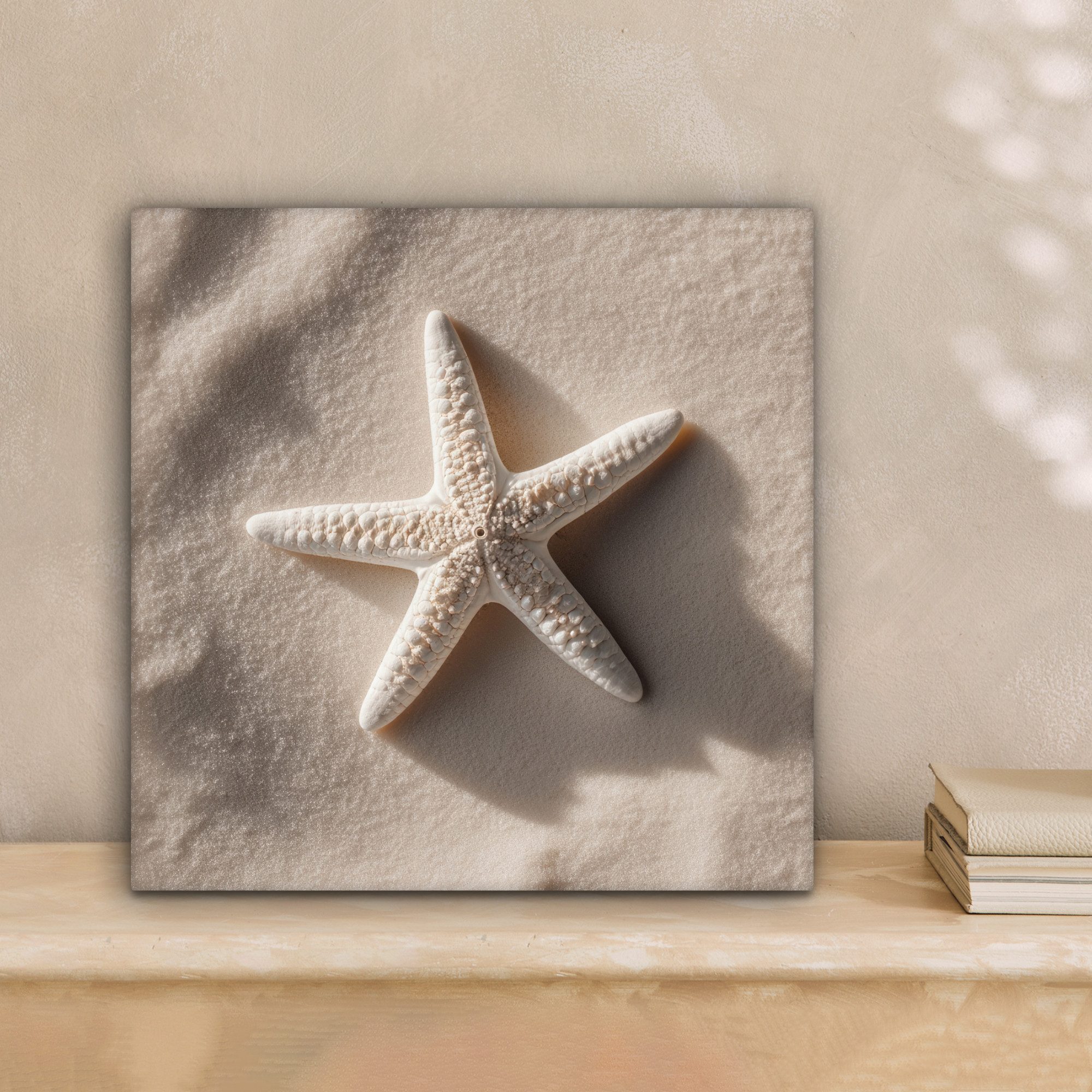 OneMillionCanvasses® Leinwandbild Strand - Seestern - günstig online kaufen