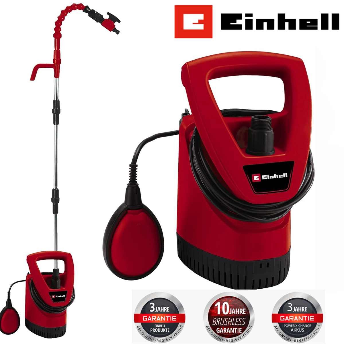 Tauchpumpe Regenfasspumpe GE-SP 3546 RB 350 W Fördermenge 4.6 L/h