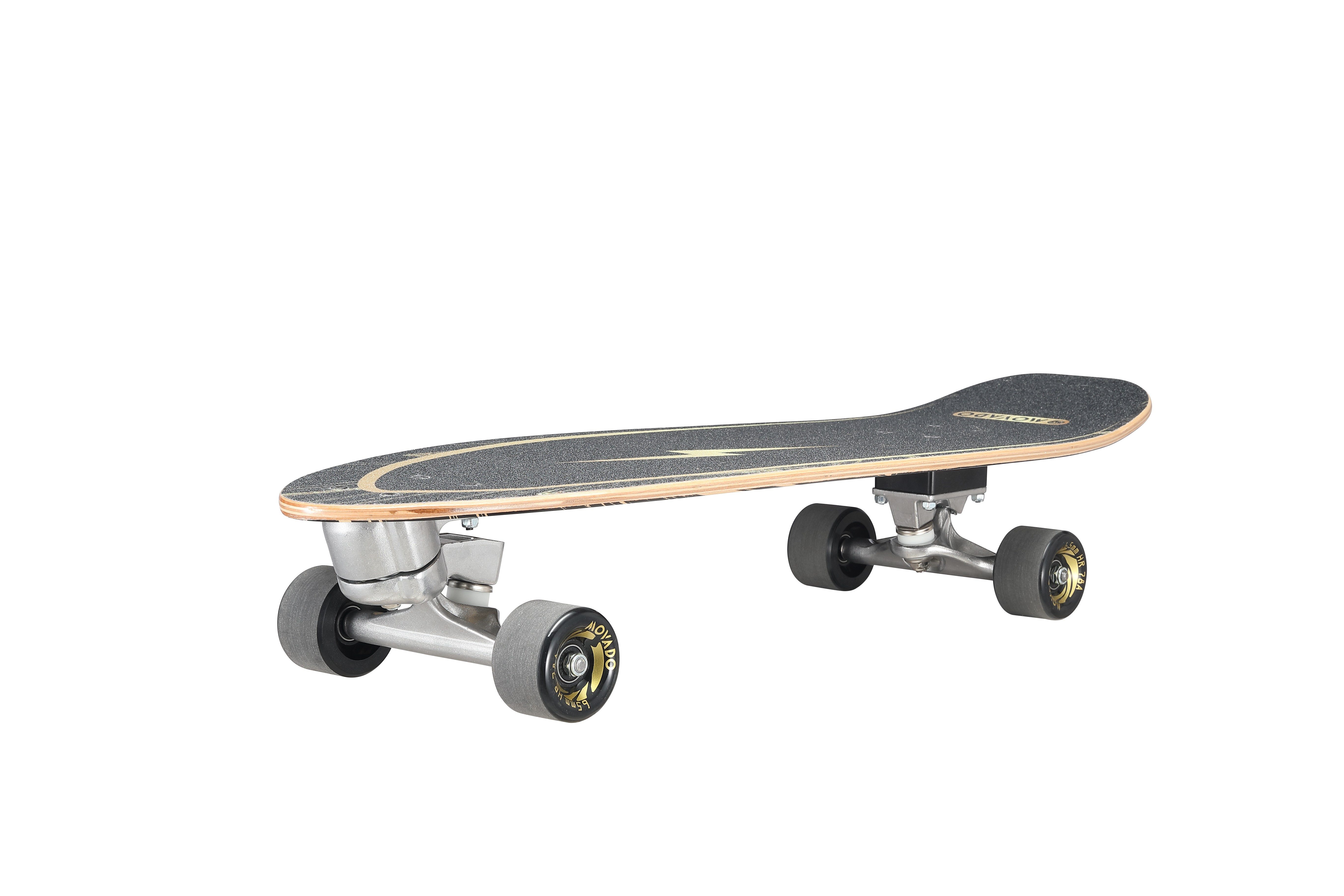 Bikestar Skateboard Longboard, ab 8 Jahre, ab 125 cm, Jungen, Mädchen, 65mm Rollen, Ahornholz, ABEC-9 Kugellager, 78A Rollenhärte, bis 100 kg